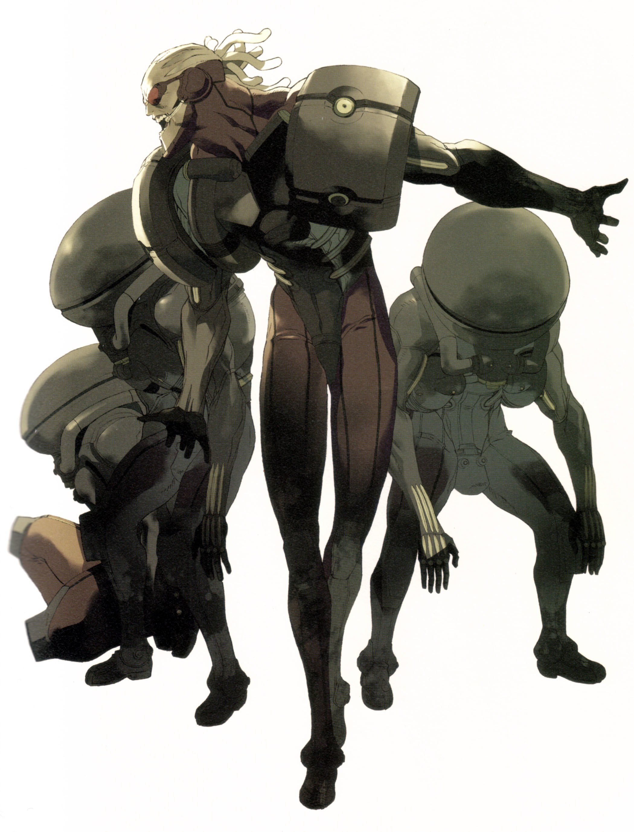 mechanized soldiers in formation