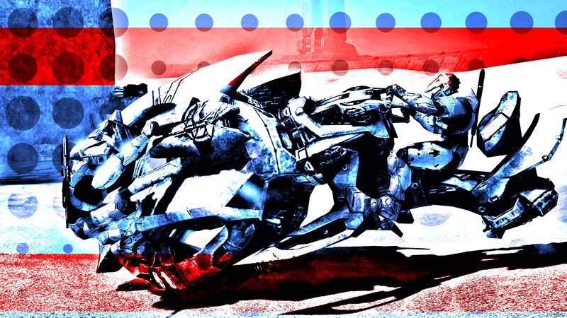 Mechanized Vehicle in Motion