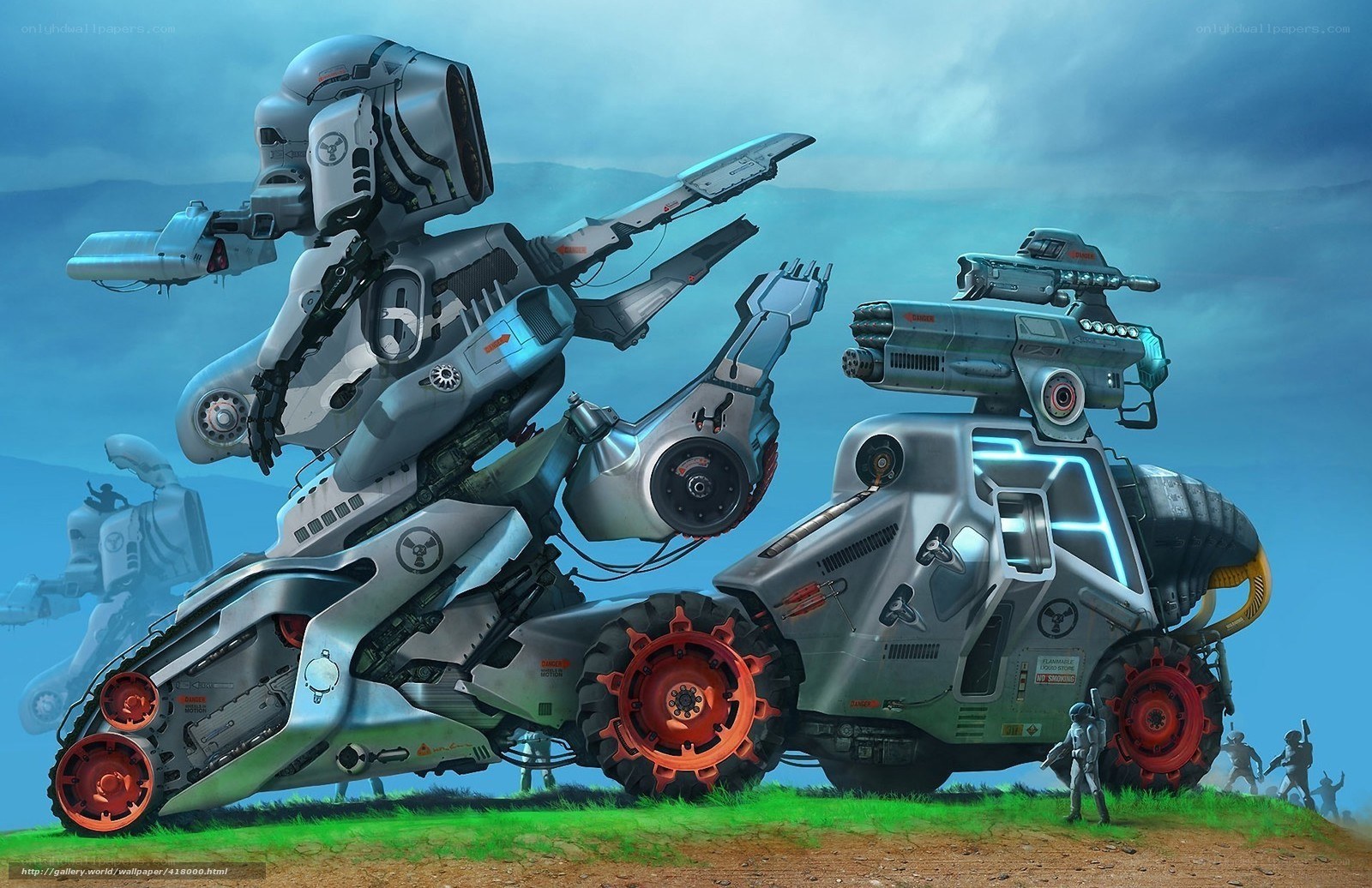 Mechs and futuristic vehicles