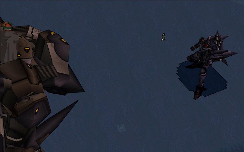 mechs in a dark void