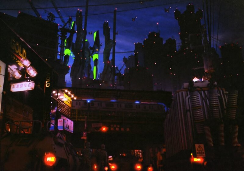 Mechs in Cityscape