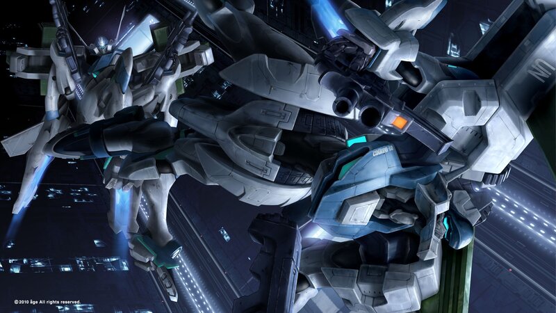 Mechs in Combat — Gray, Dramatic, Night