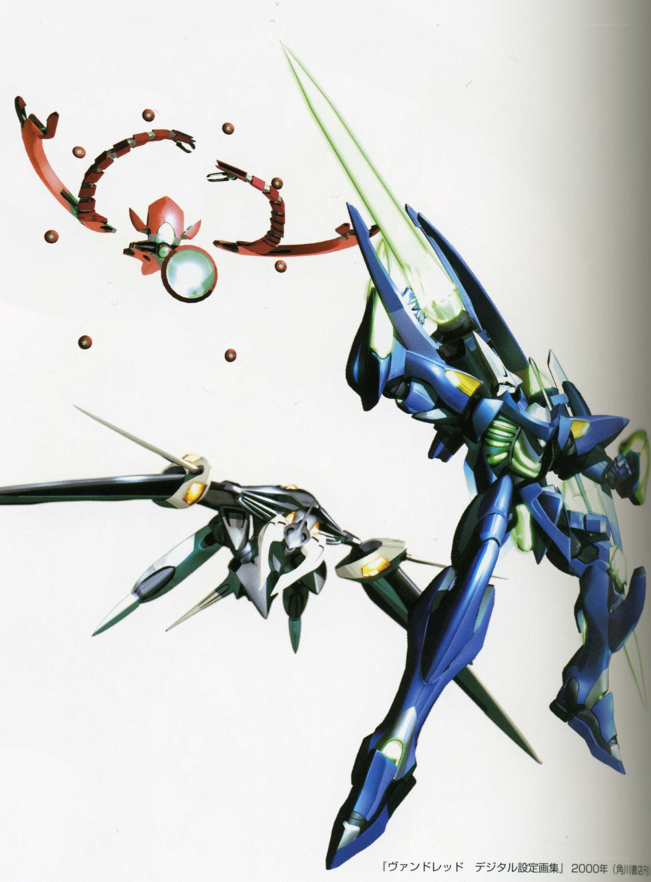 Mechs in combat illustration