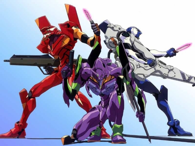 Mechs in Combat Stance — Red