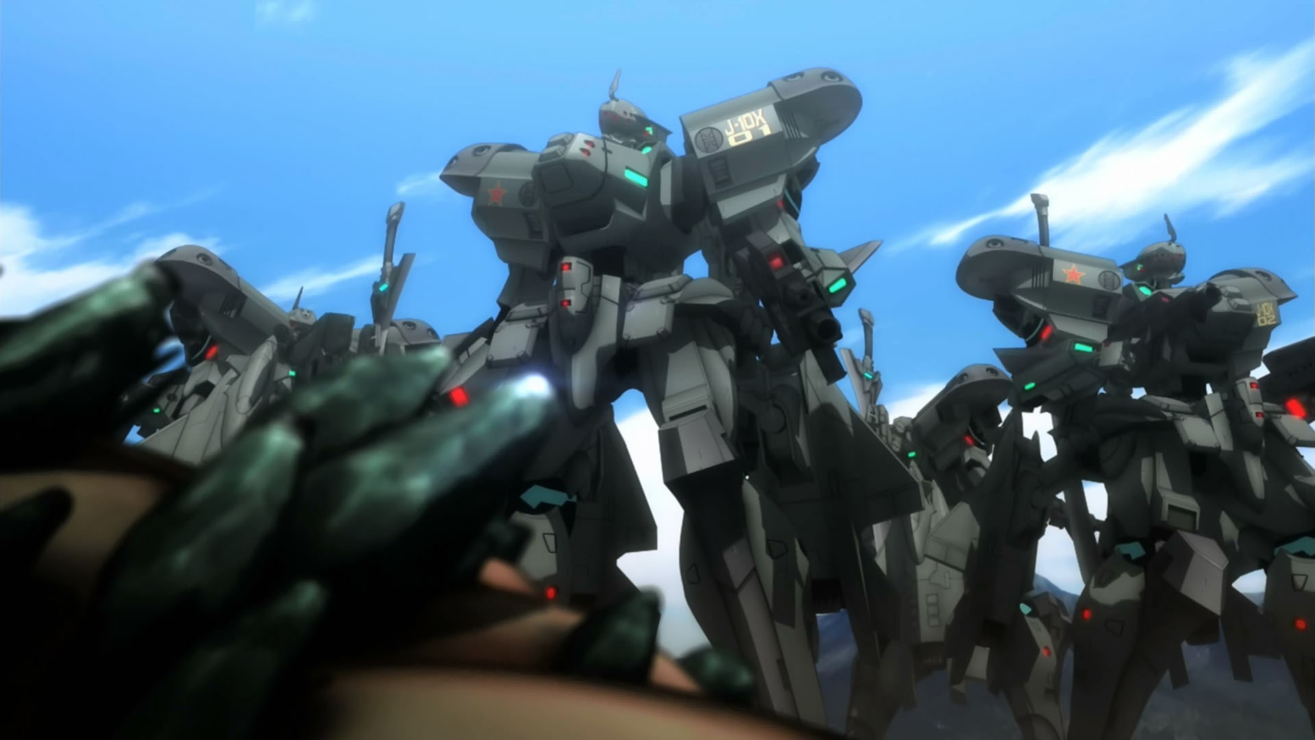 mechs in formation