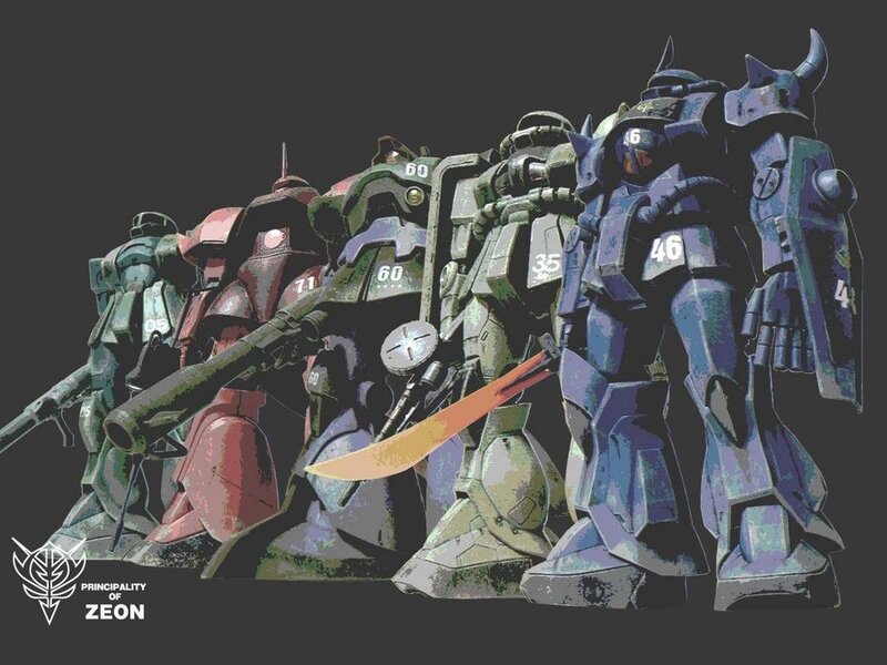 Mechs in Formation — Gray