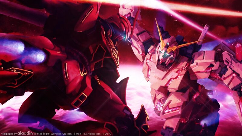 Mechs in Space Battle — Red