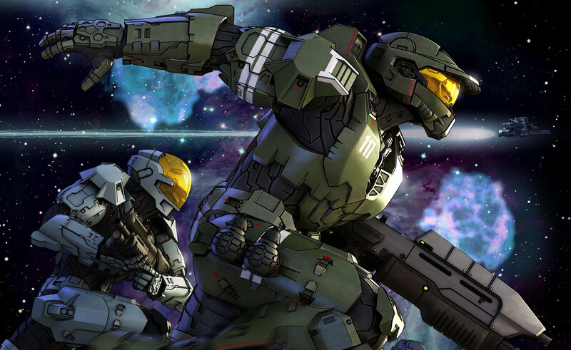 Mechs in Space — Green