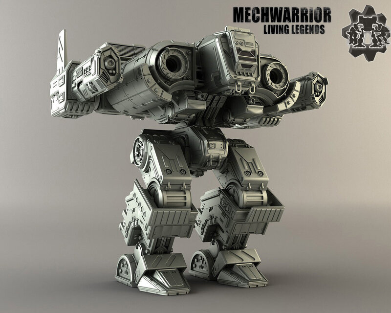 Mechwarrior Living Legends robot