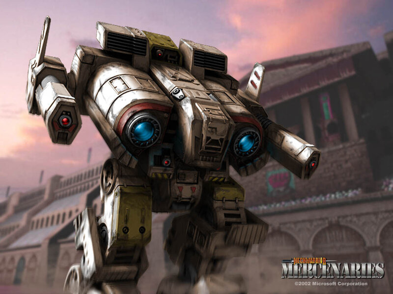 Mechwarrior Mercenaries robot