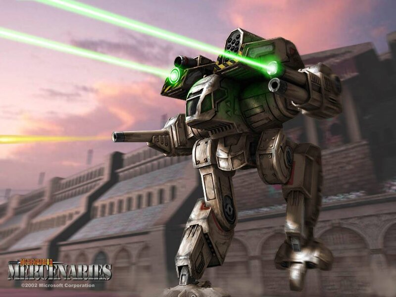 Mechwarrior Mercenaries robot