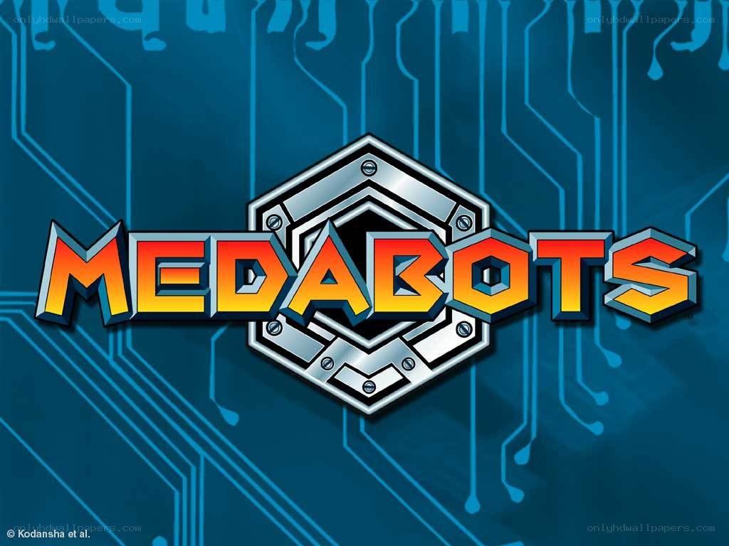 Medabots logo on circuit board