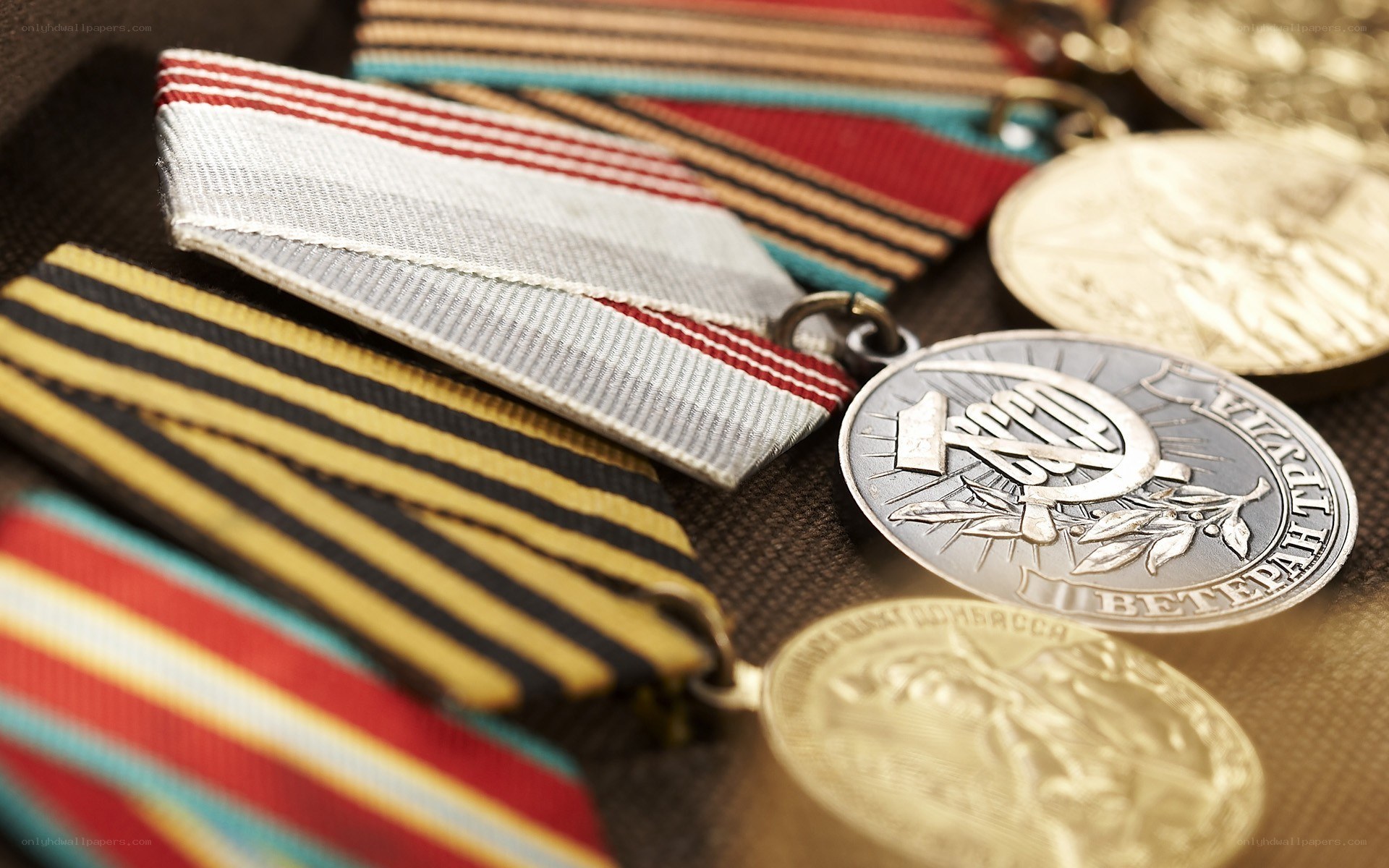 Medals and ribbons collection