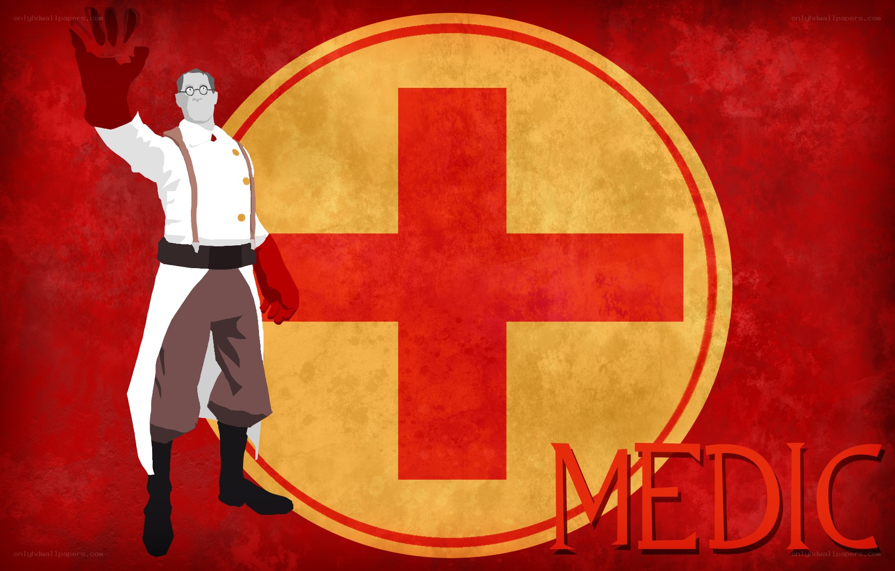 Medic character illustration