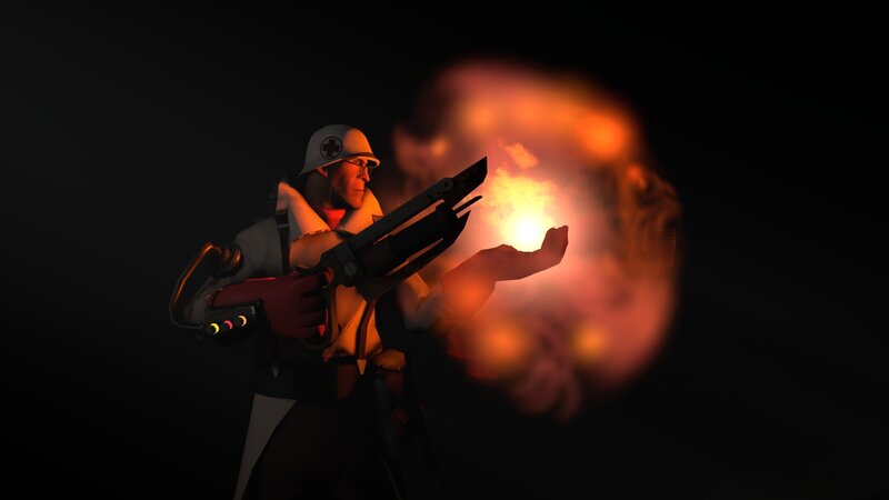 Medic with explosive device