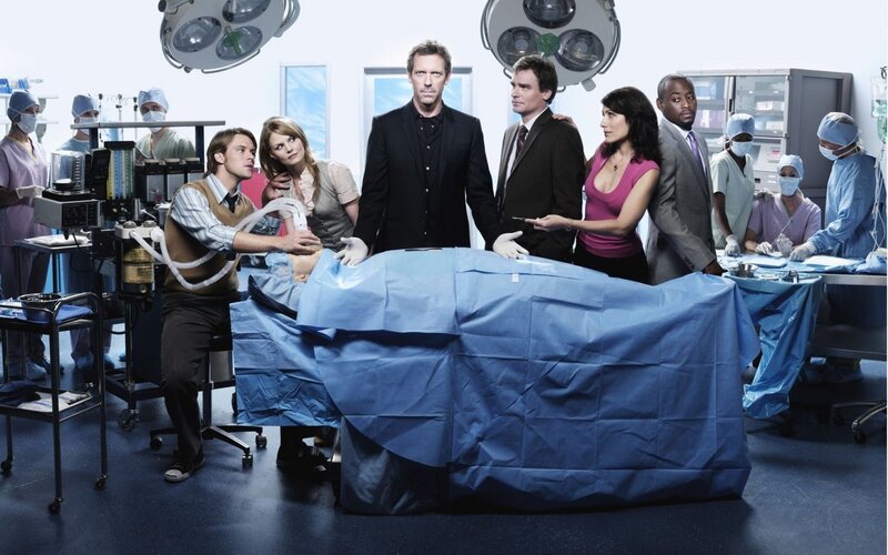 Medical drama cast in operating room