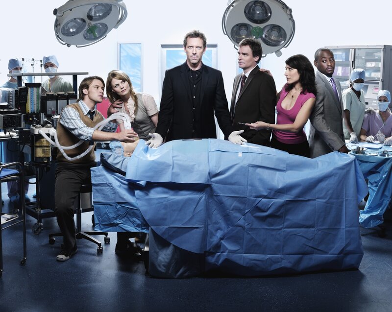Medical drama cast in operating room