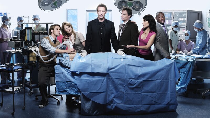 Medical drama cast in operating room