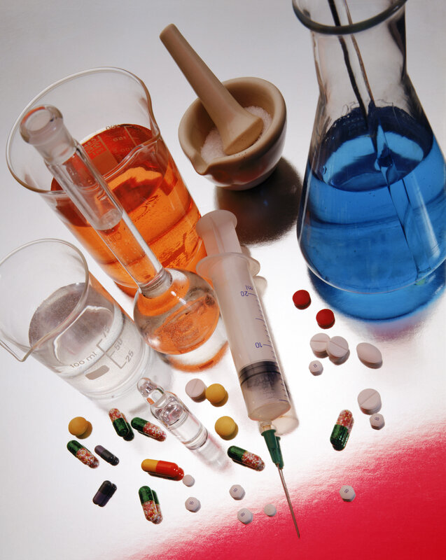 Medical lab equipment and medications