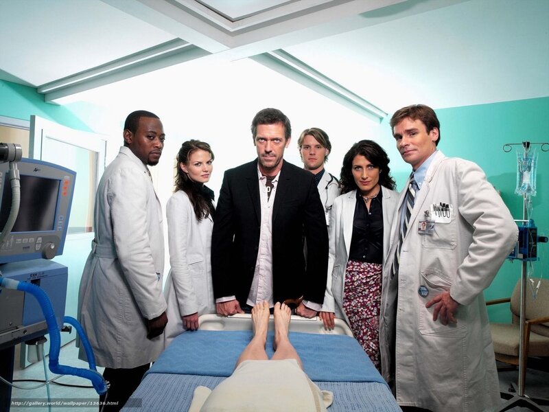 Medical team in hospital room