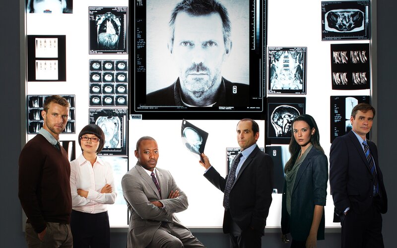 Medical Team in Hospital — White, Serious, Photograph