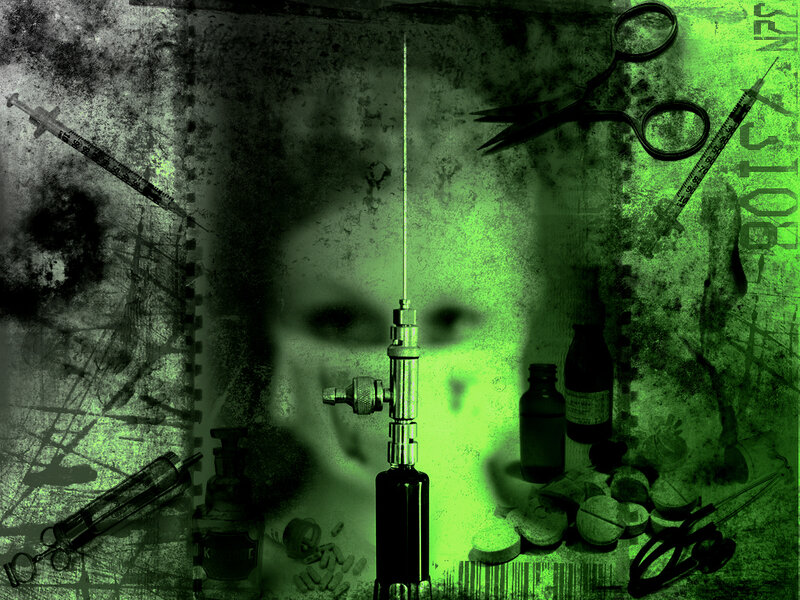 medical tools collage