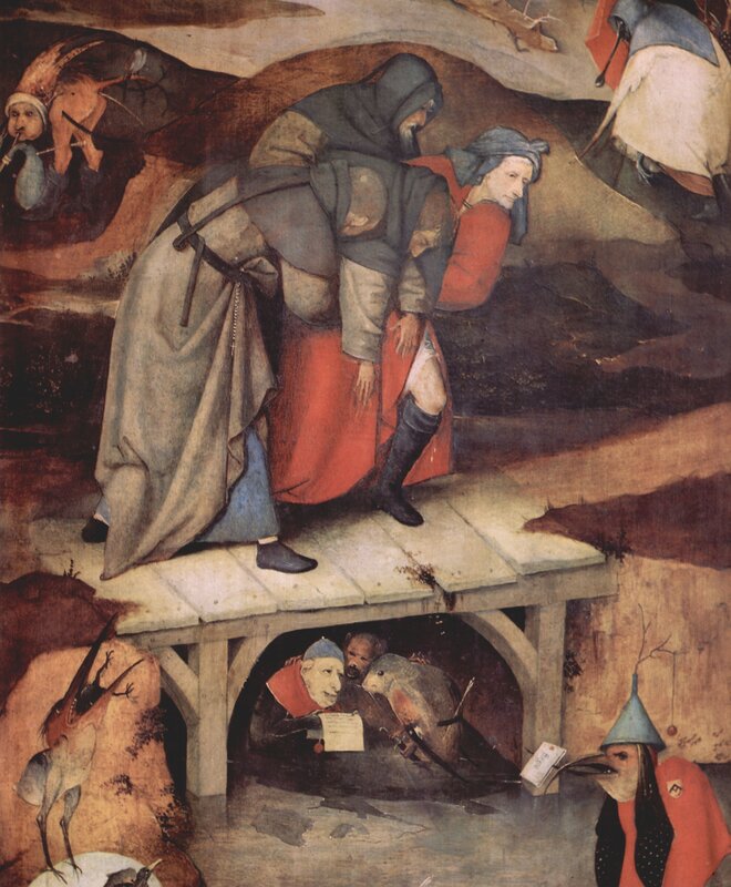 Medieval allegorical scene