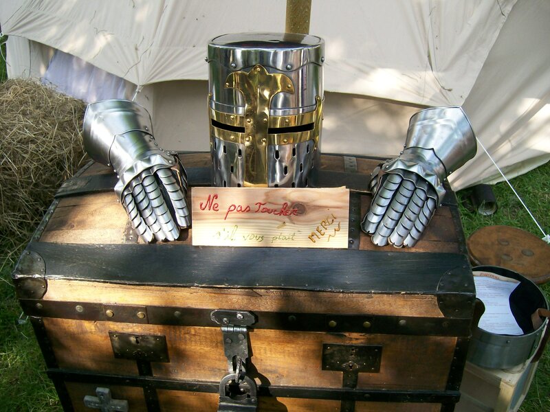 Medieval Armor Display — Brown