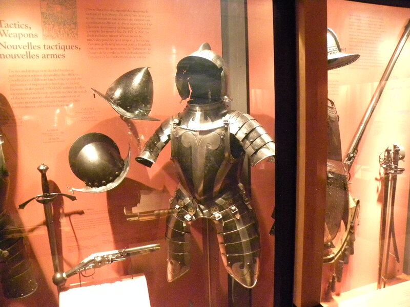 Medieval Armor Display — Silver, Historical
