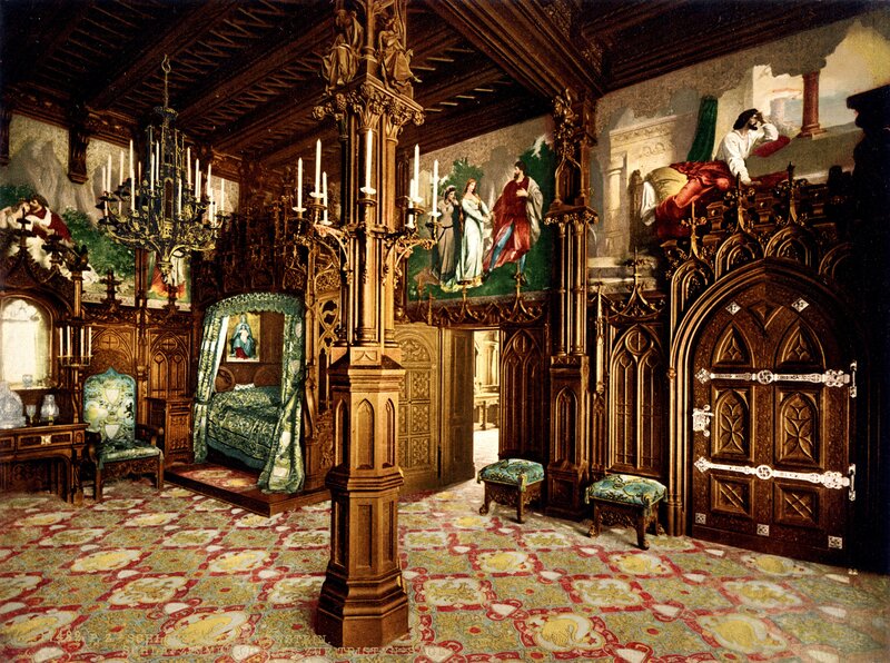Medieval Bedroom Interior