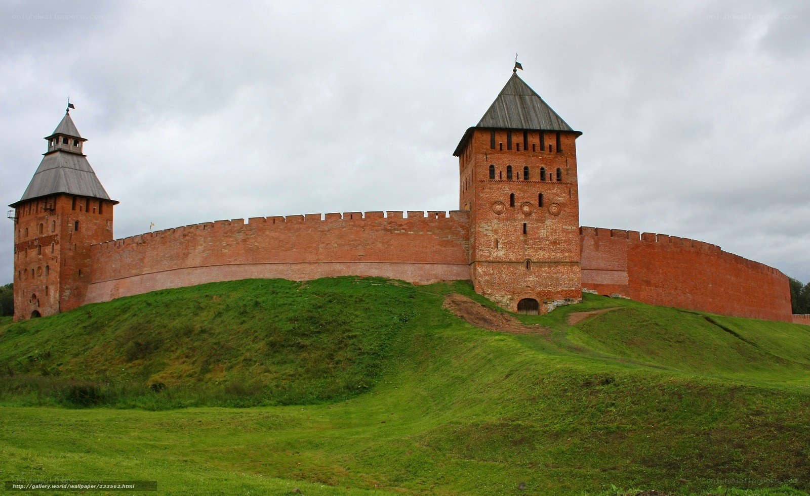 medieval brick fortress