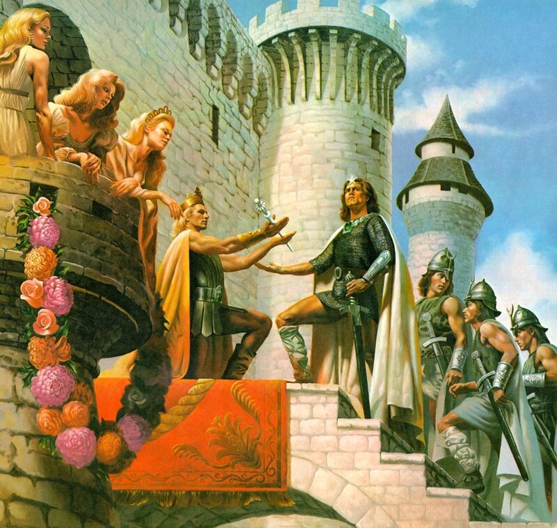 Medieval castle ceremony