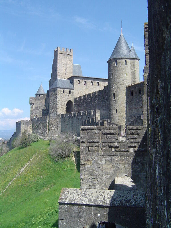 Medieval castle in France