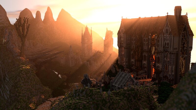 Medieval Castle in Mountains