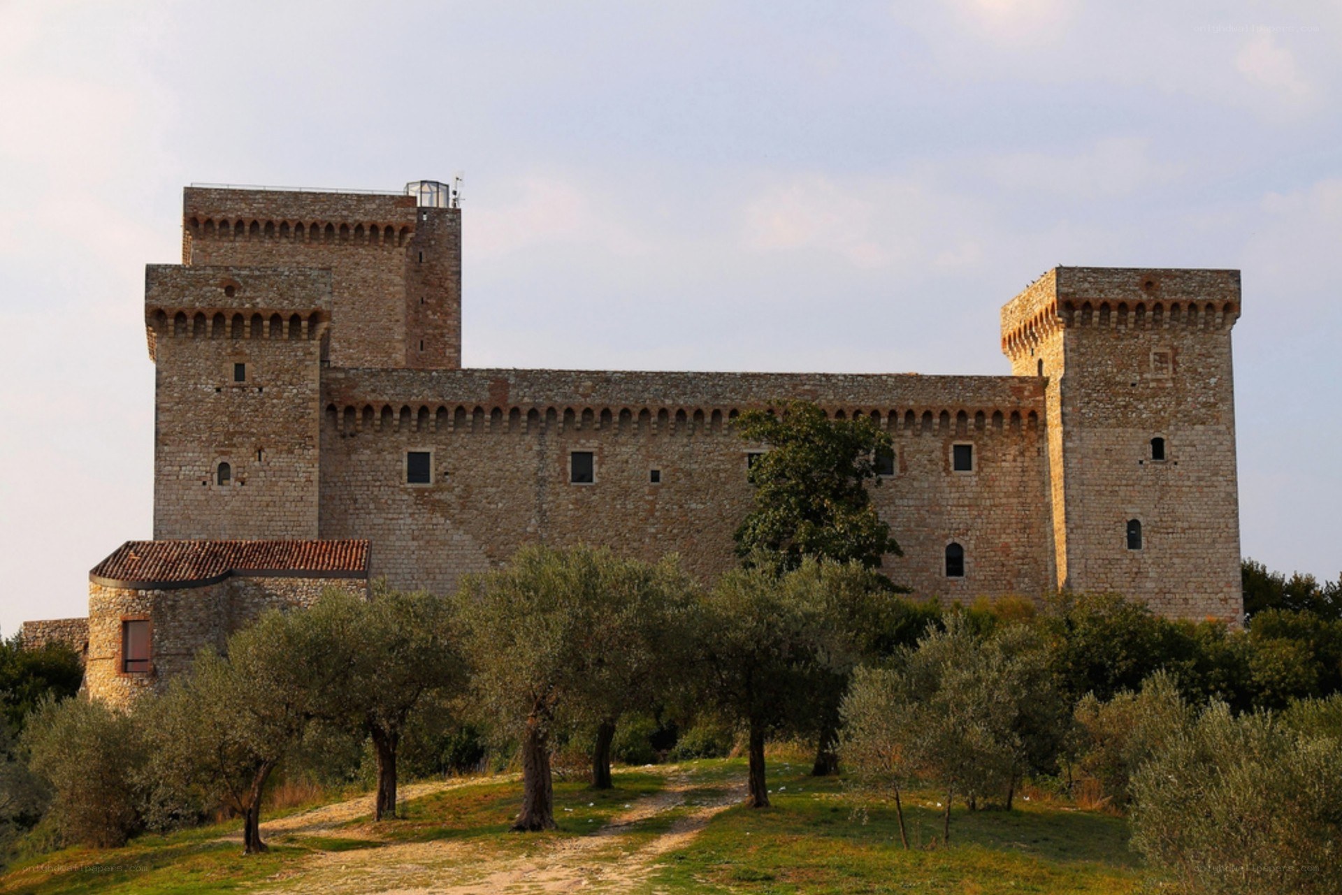 Medieval castle in Tuscany