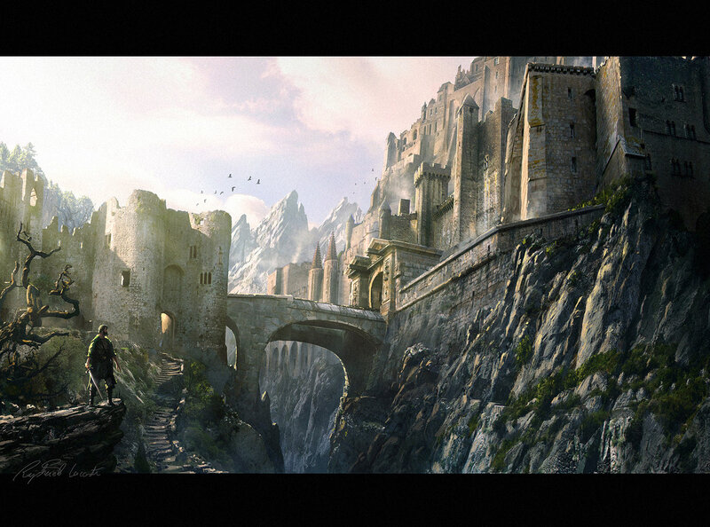 Medieval castle on a cliff