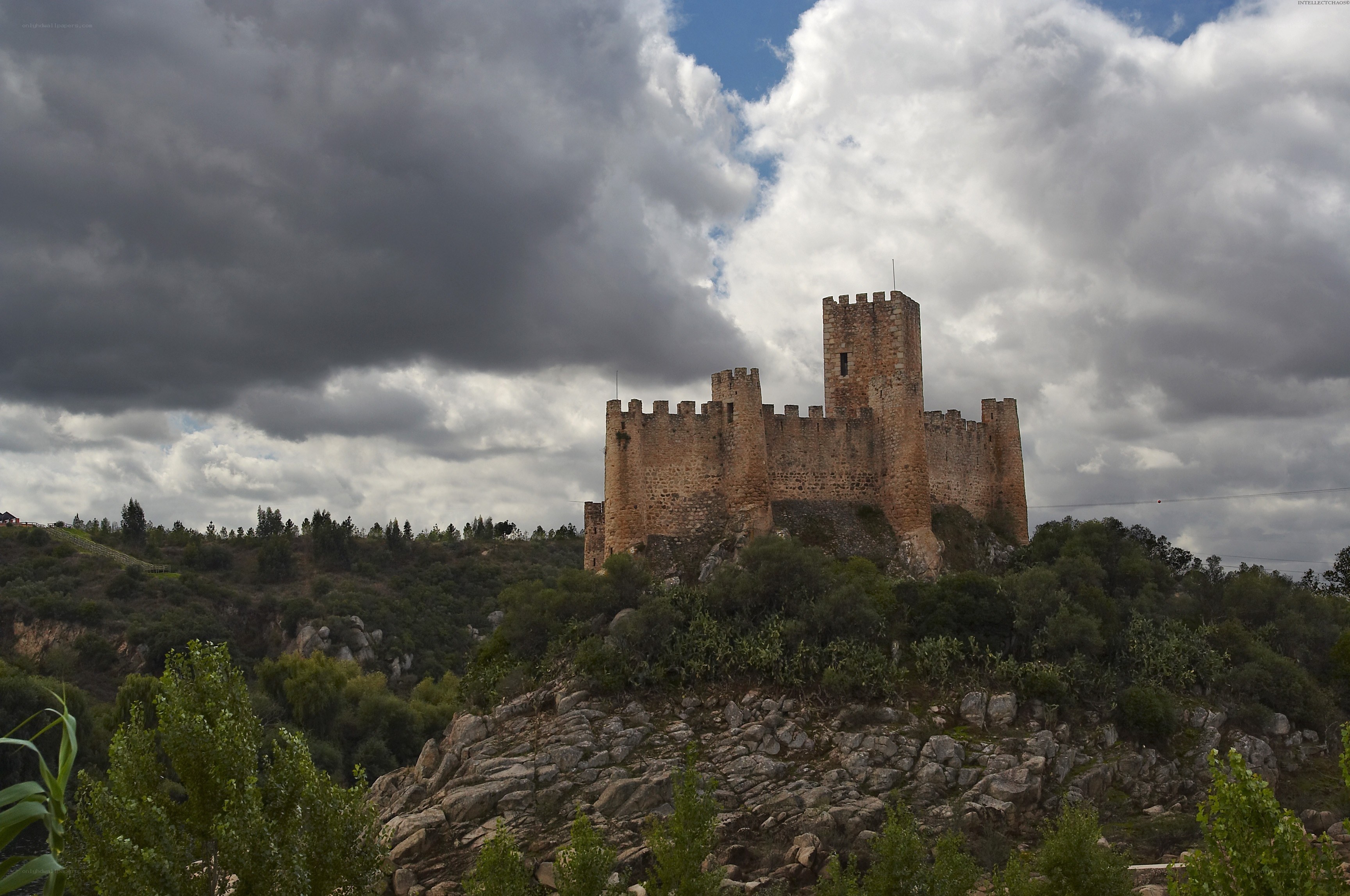 Medieval castle on a hill