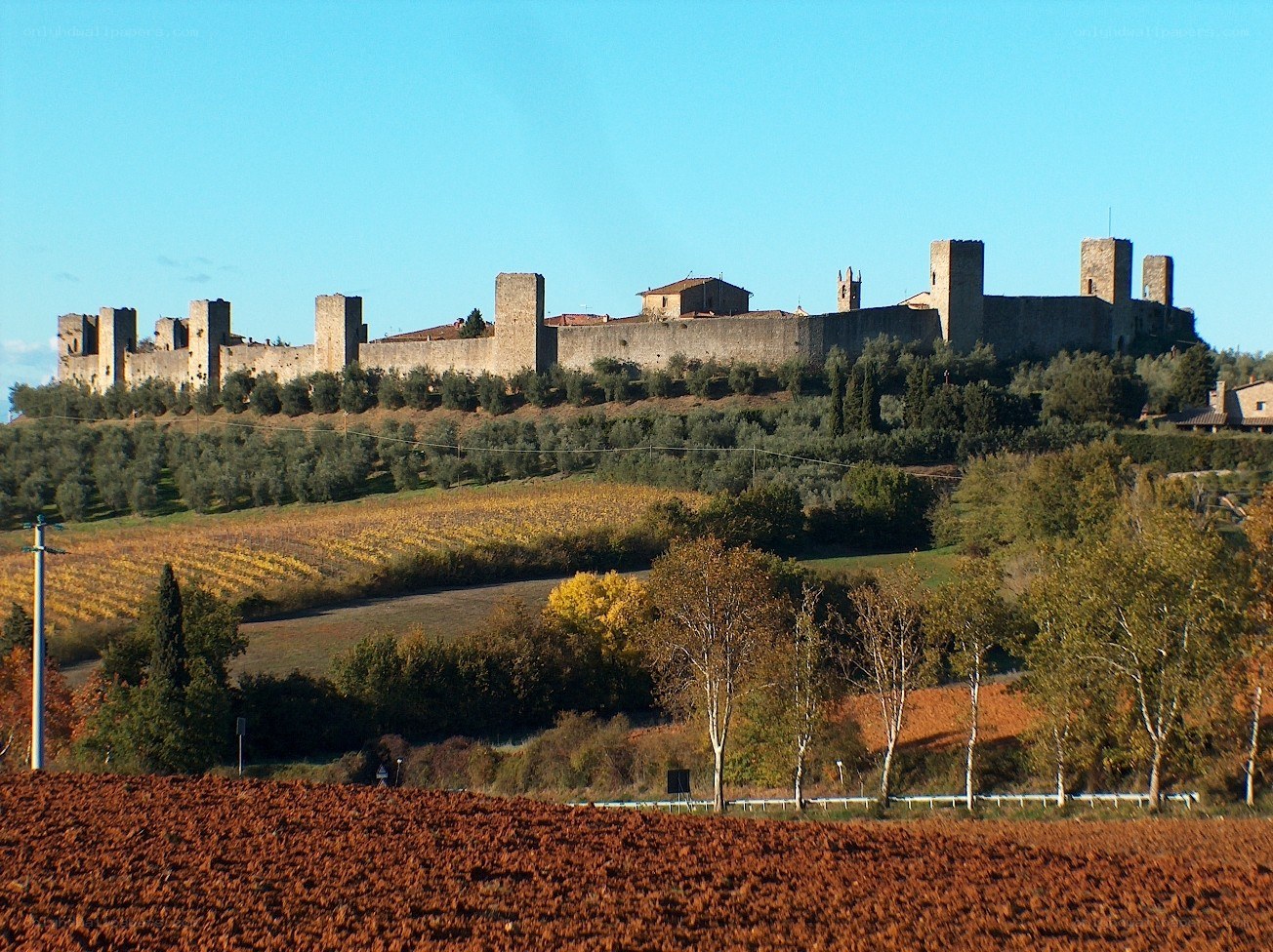 Medieval castle on a hill