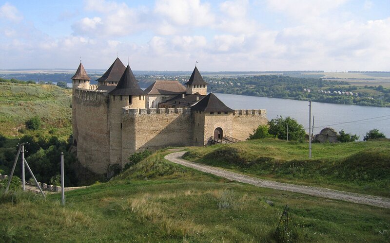 Medieval Castle on Hill — Green, Serene, Afternoon