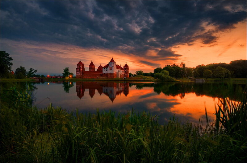 Medieval Castle on Lake