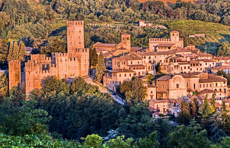 Medieval Castle Town — Brown