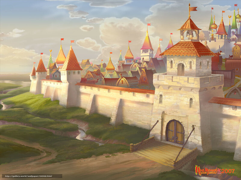 Medieval castle village