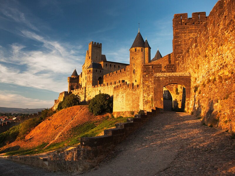Medieval Castle Walls — Brown