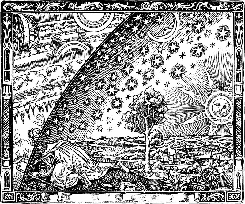 Medieval celestial illustration