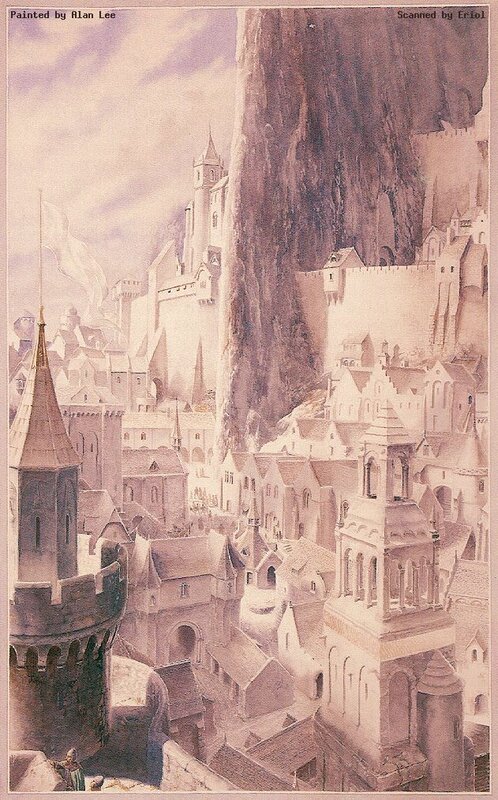 Medieval city on a cliff