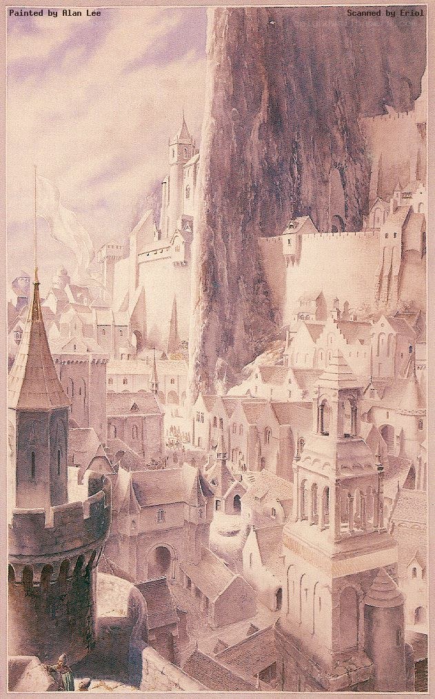Medieval city on a cliff