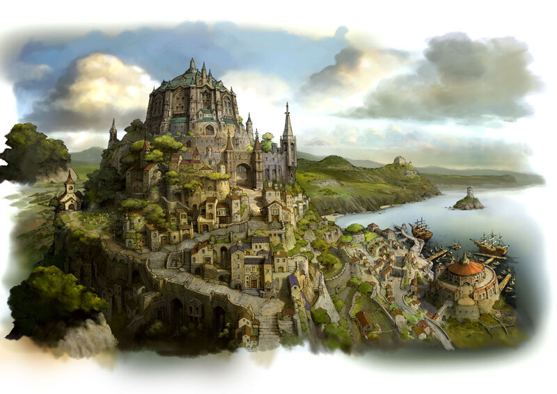 medieval coastal fortress city