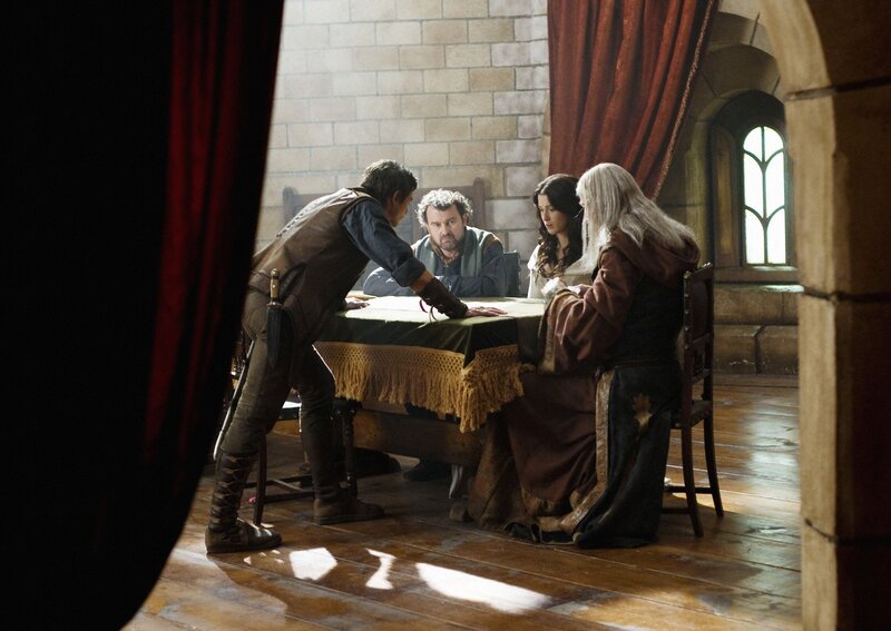 Medieval council meeting