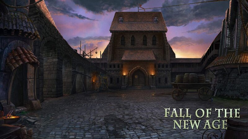 Medieval Courtyard Scene