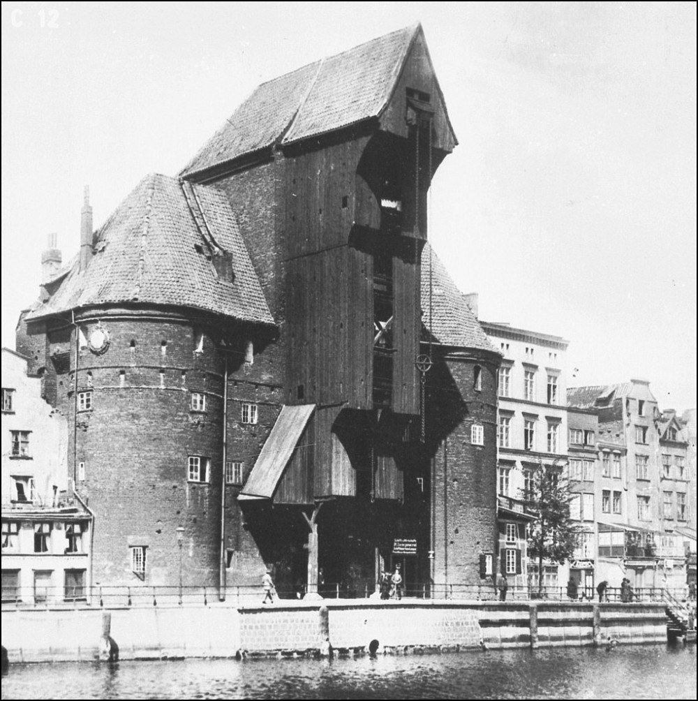 Medieval crane in Gdansk
